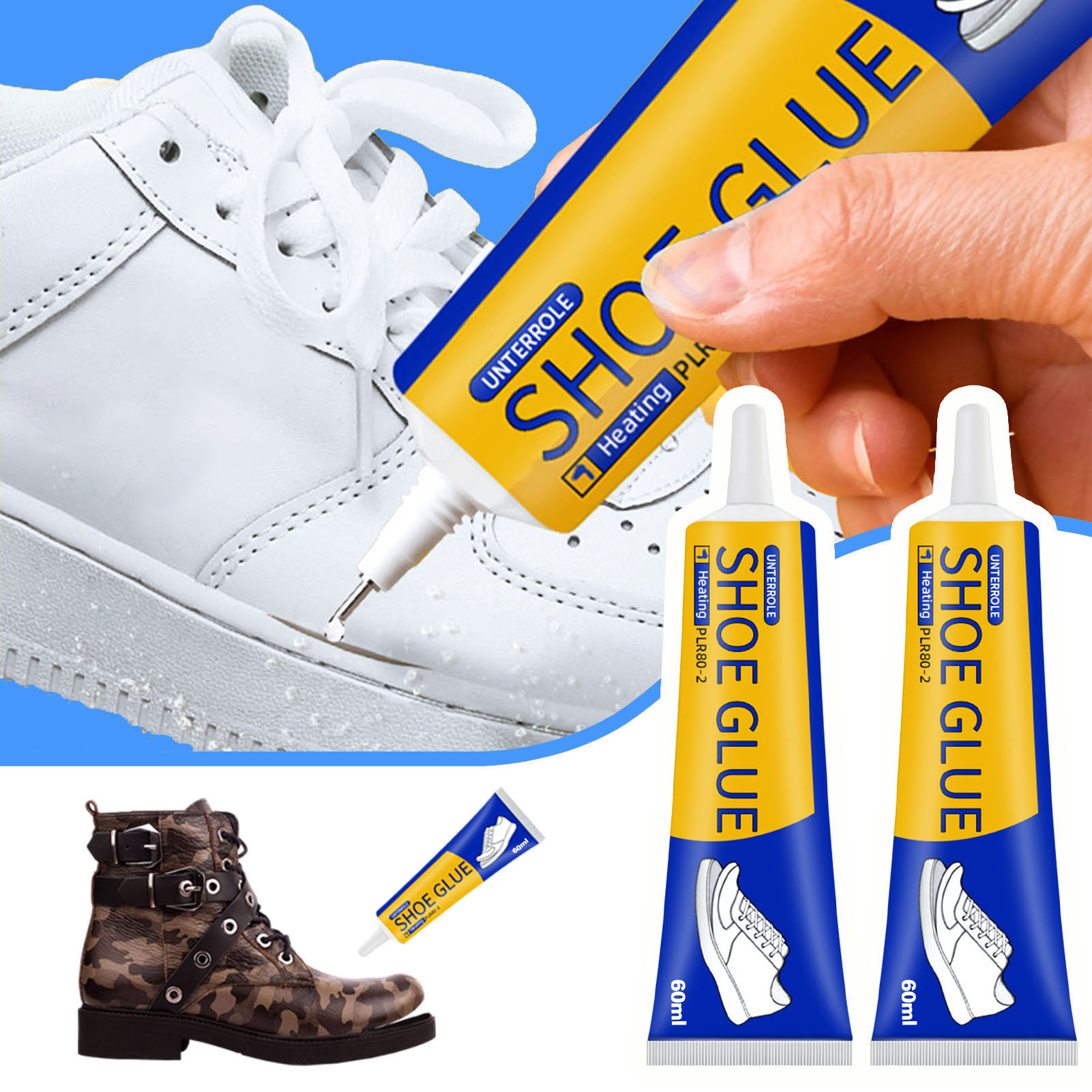 Care For Sneaker - 1/2/3pcs 60ml Forte Adesivo per scarpe